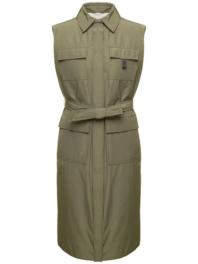 Brunello Cucinelli 매듭 디테일 민소매 드레스 MB5749563_C8648