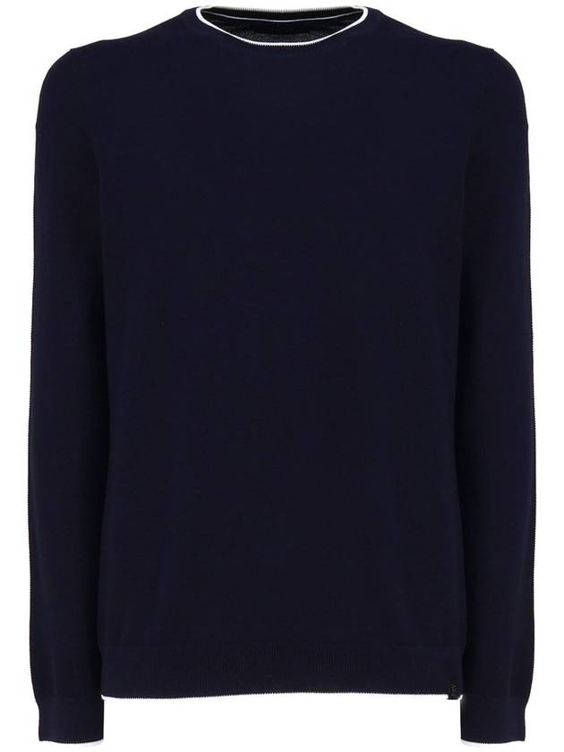 Fay Cotton Sweater With Round Neck