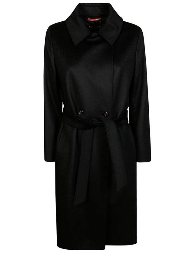 막스마라 스튜디오 롱 더블 브레스티드 코트