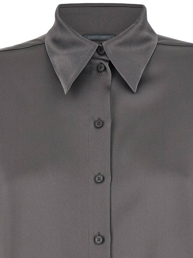 알베르타 페레티 릴렉스 핏 새틴 셔츠 Alberta Ferretti Relaxed Fit Satin Shirt