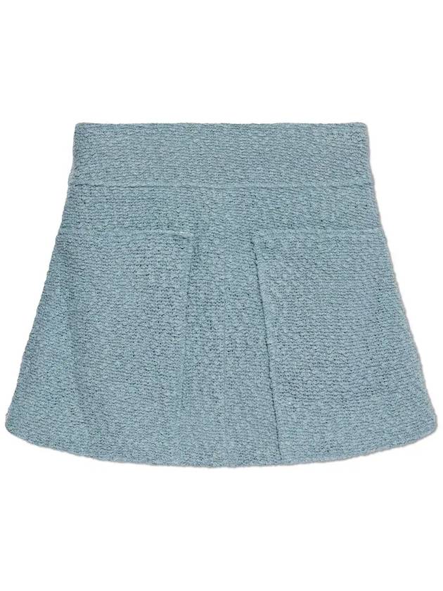 아이로 텍스처드 A라인 미니 스커트 WP31CIONA0_STONEBLUE