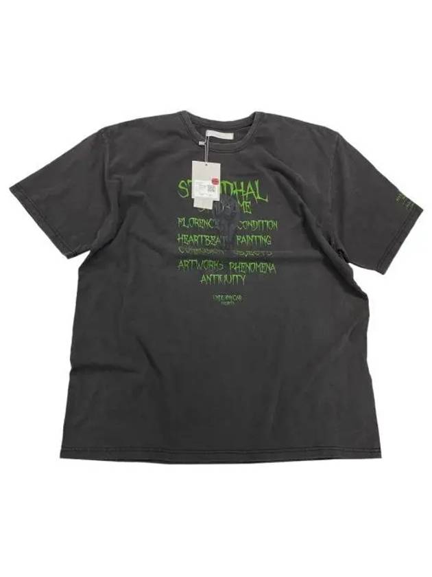 언더마이카 스탕달 빈티지 워시드 티셔츠 그린 애쉬 23FW Undermycar Stendhal Vintage Washed T Shirt Green Ash 23FW The Hyundai Seoul Exclusive