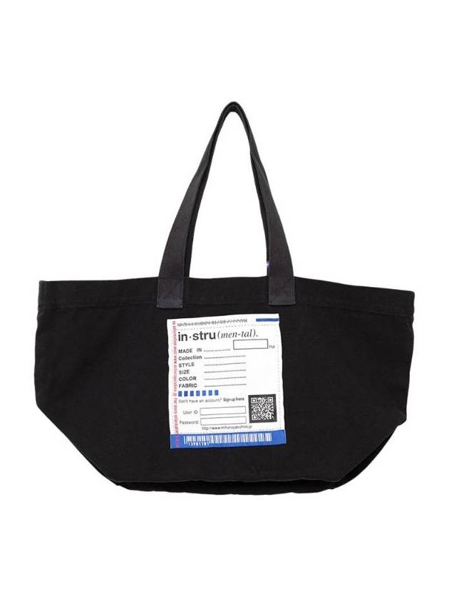 메종 미하라 야스히로 빅 네임 토트백 블랙 I12BG701 BLACK