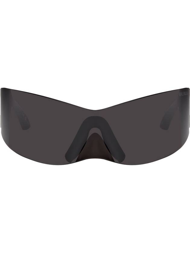 Balenciaga SSENSE Exclusive Black Avant Premier Panther Mask Sunglasses