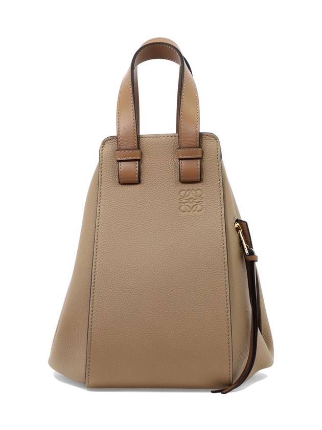 로에베 엠보싱 로고 토트 백 베이지