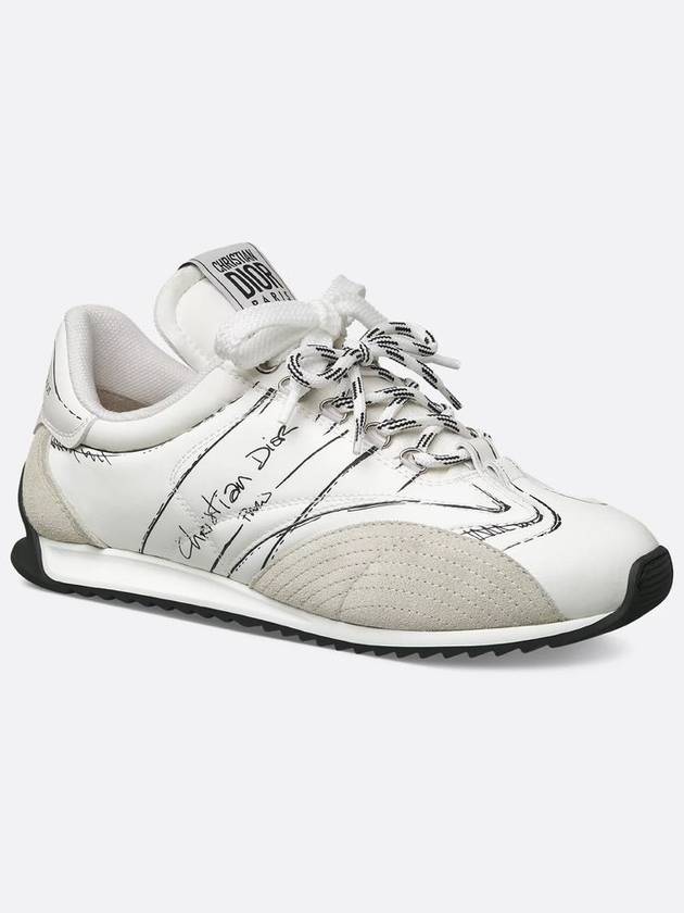 디올 디스케치 D Sketch 여성 스니커즈 화이트 KCK427MPA S10W