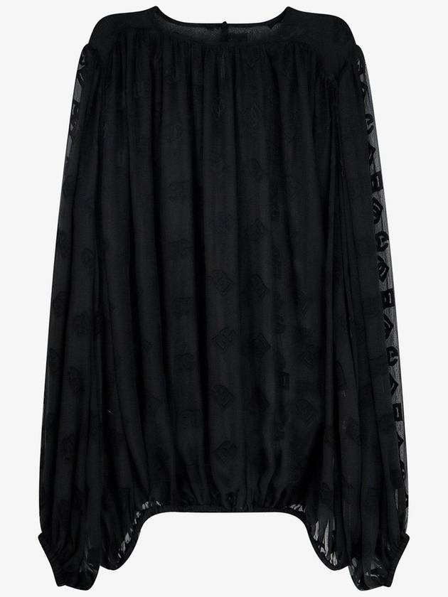 24 S S 돌체 앤 가바나 비스코스 & 실크 셔츠 WITH 올오버 DG 로고 F761RTFJTBRN0000 B0650987409