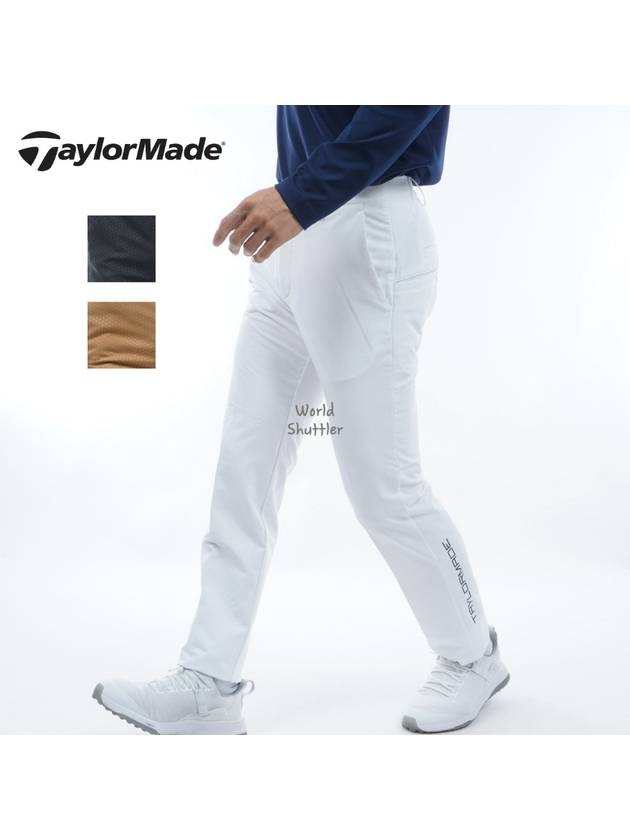 테일러메이드 23FW 겨울남성골프웨어 방풍 플리스바지 테이퍼드핏