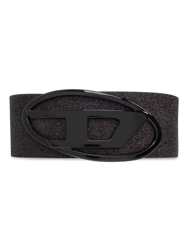 디젤 B-1Dr 로고 플라크 버클 벨트