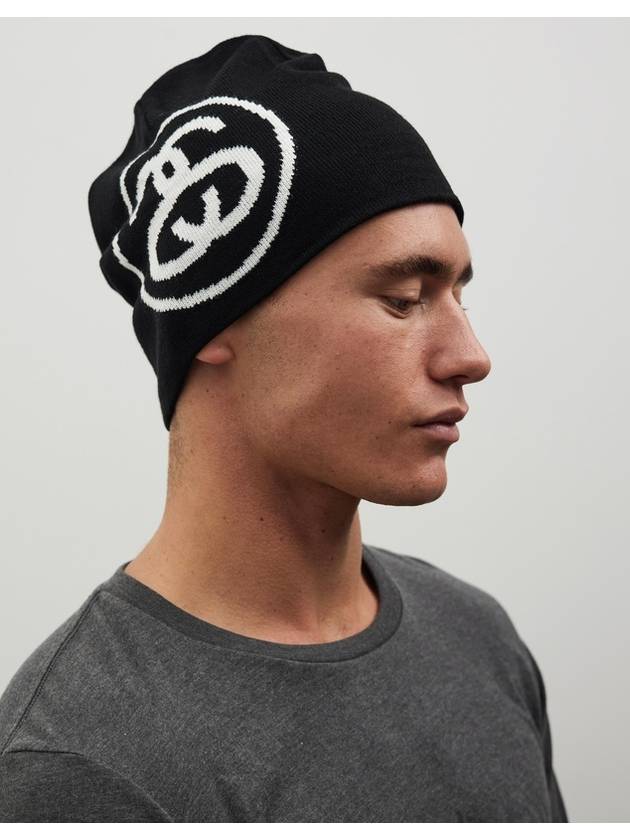 스투시 AU 호주 SS LINK SKULL CAP 비니 ST731009 블랙 ONE SIZE