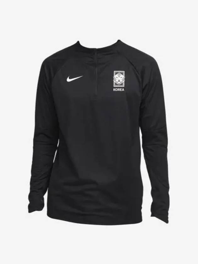 나이키 대한민국 스트라이크 원터 워리어 사커 드릴 탑 블랙 Nike Korea Strike Winter Warrior Soccer Drill Top Black