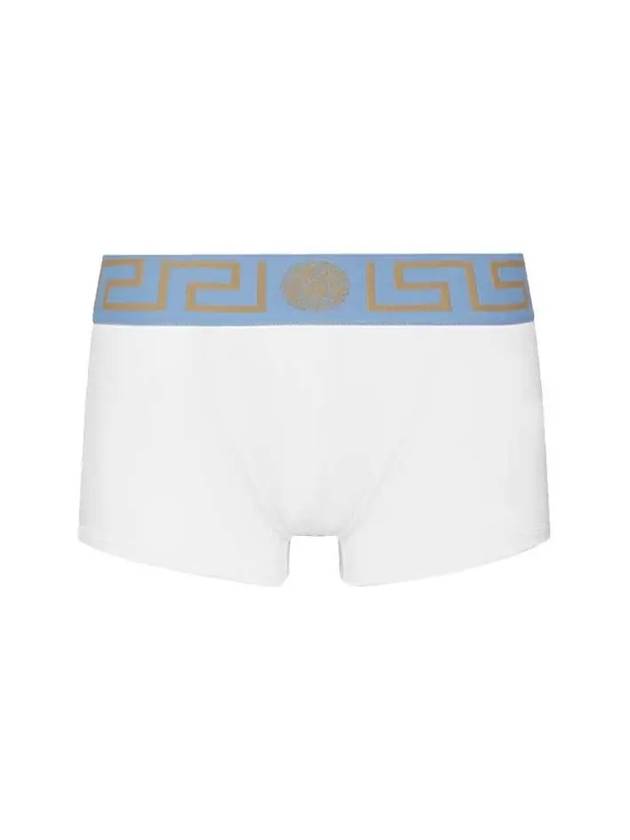 베르사체 크레카 보더 트렁크 브리프 화이트