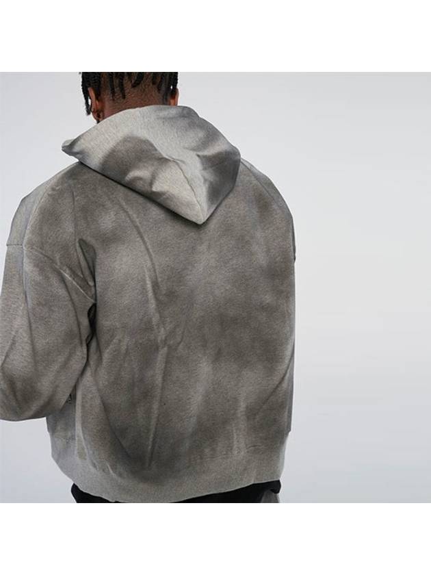 Spray to Way Hooded Zip Up_Gray