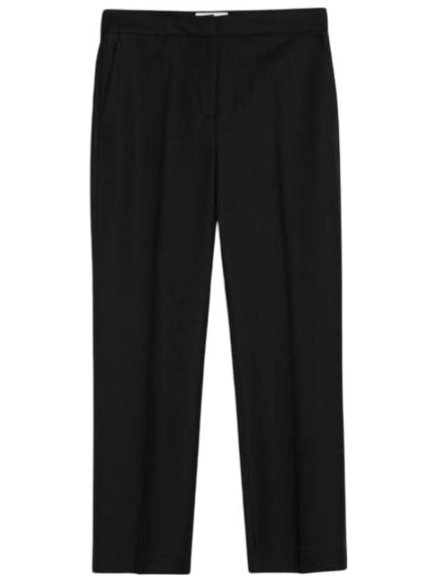 루루 스튜디오 소페 버진 울 크롭 팬츠 블랙