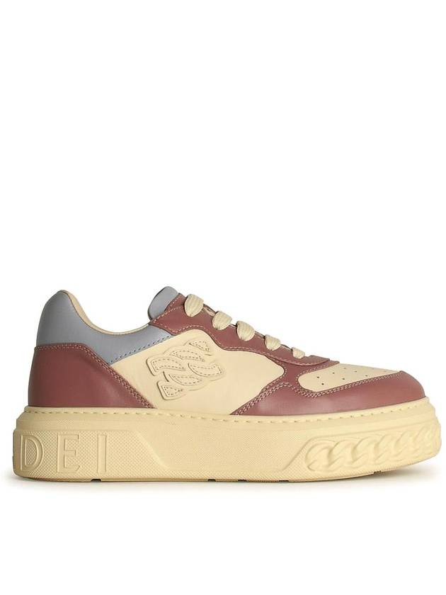 Casadei Off Road Multicolor Leather Sneakers