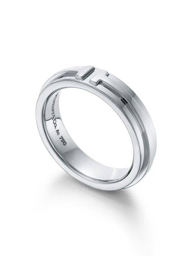 티파니앤코 내로우 링 18K 화이트 골드 반지 60151167