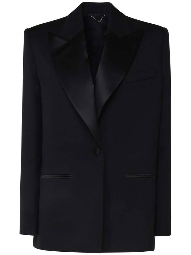 Magda Butrym Blazer With Satin Lapels