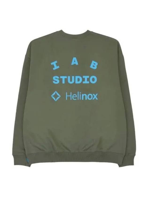 아이앱 스튜디오 x 헬리녹스 스웨트셔츠 리프 그린 IAB Studio x Helinox Sweatshirt Leaf Green