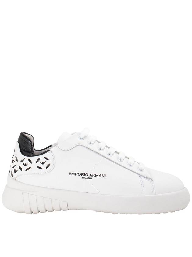 Emporio Armani Embroidered Logo Sneakers