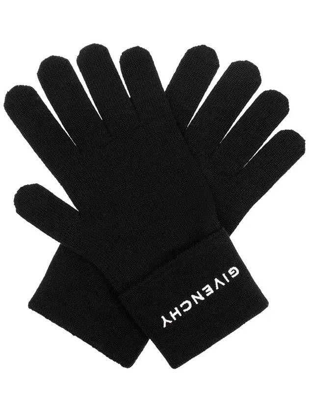 지방시 로고 자수 장갑 RKAWICZKIBPZ06YP0DB_001