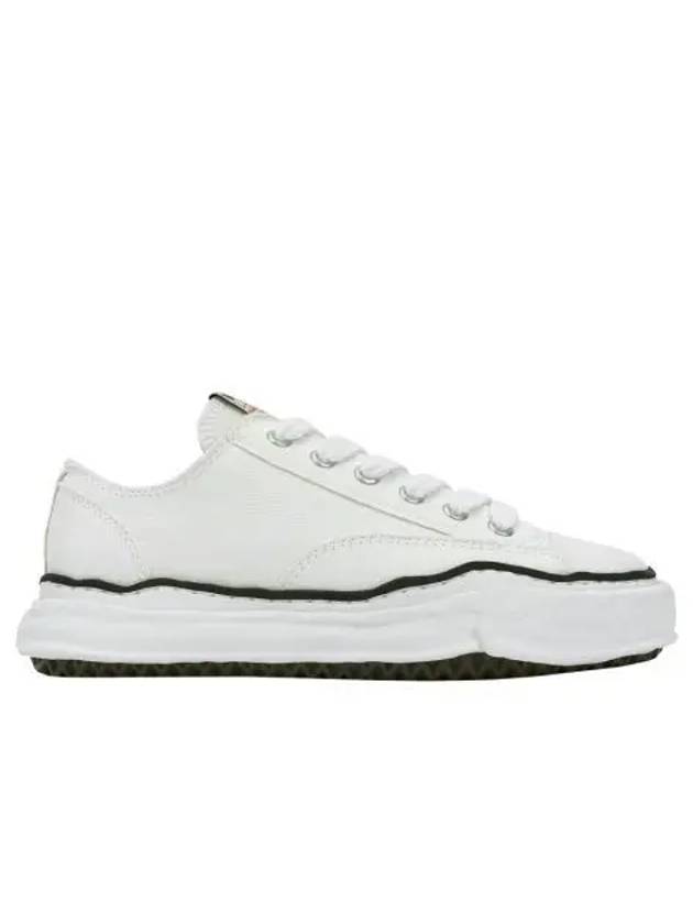 메종 미하라 야스히로 피터슨 OG 솔 캔버스 로우 스니커즈 화이트 Maison Mihara Yasuhiro Peterson OG Sole Canvas Low Sneakers White