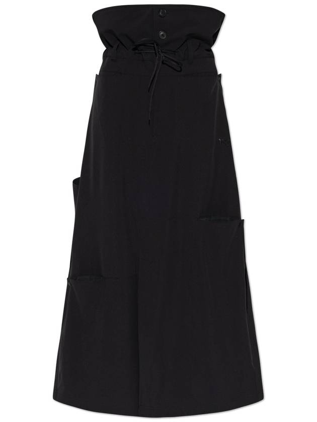 25SS 와이쓰리 여성 A라인 스커트 Y-3 Skirt With Numerous Pockets Women's Black