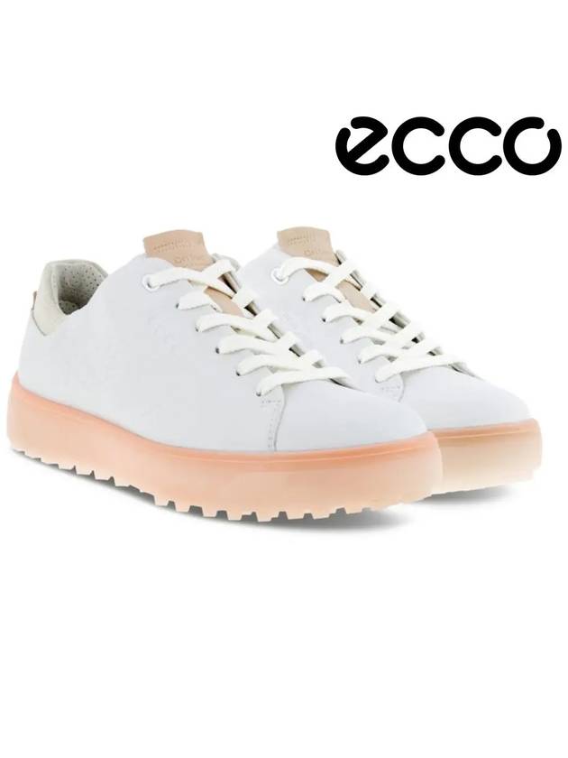 에코 골프화 트레이 여성용 오렌지 Tray Golf Shoes