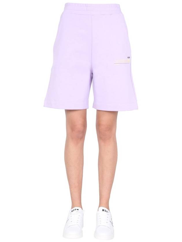 MSGM 로고 트랙 쇼츠