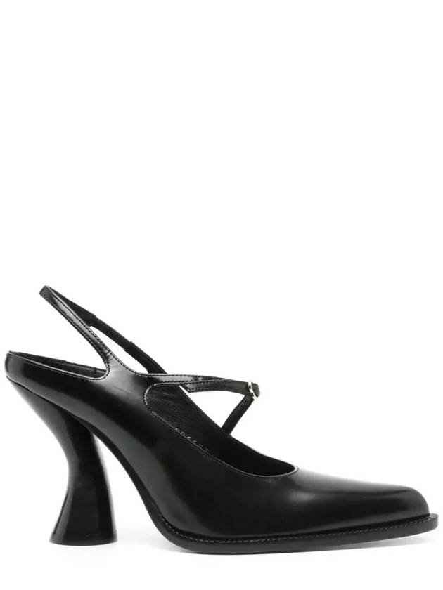 Dries Van Noten 포인티드 토 슬링백 펌프스 WS2411197_BLACK900