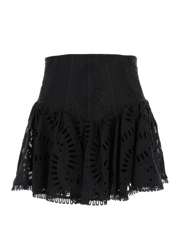 24SS 차로루이즈 숏 스커트 243400BLACK Black