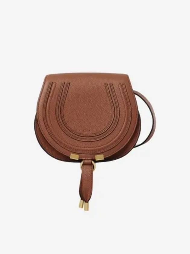 끌로에 마르씨 스몰 새들백 탄 Chloe Marcie Small Saddle Bag Tan
