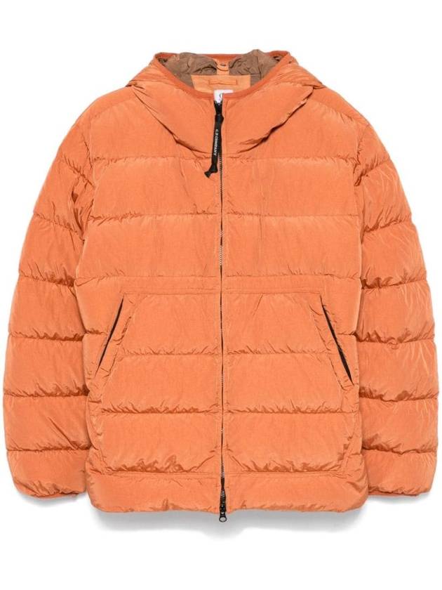 CP컴퍼니 크롬 R 고글 다운 패딩 브라운