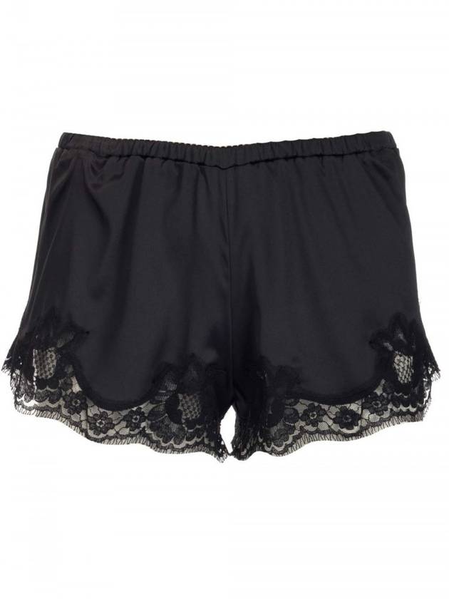 돌체앤가바나 언더웨어 여성 레이스 브리프 쇼츠 블랙
