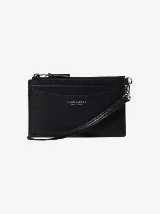 마크 제이콥스 더 슬림 84 탑 집 리스틀릿 블랙 Marc Jacobs The Slim 84 Top Zip Wristlet Black