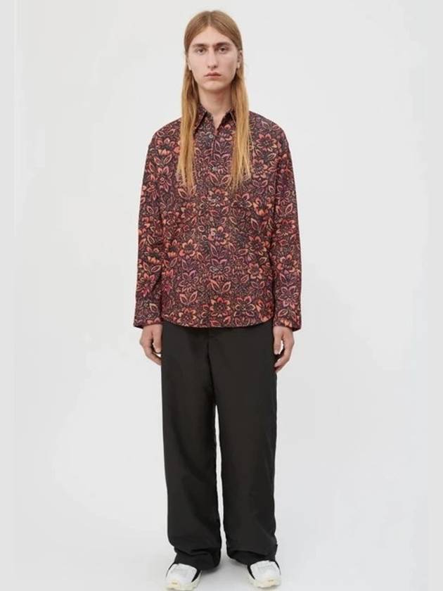 아워레가시 남성 코코 플로랄 긴팔 셔츠 레드 m1202cf