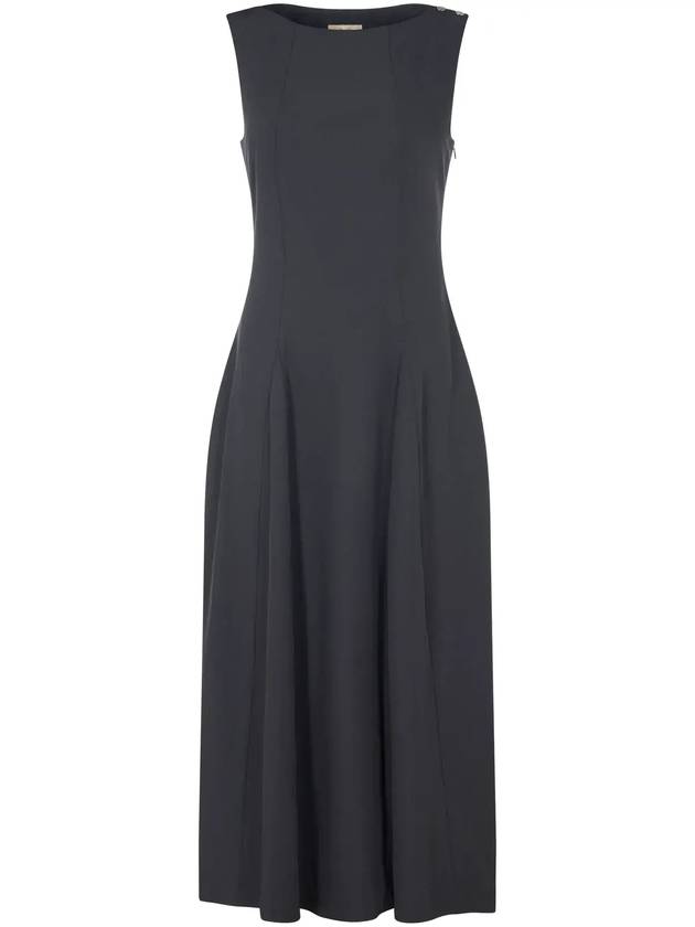 에르노 슬리브리스 플리츠 맥시 드레스 AB000036D12609Z_9300