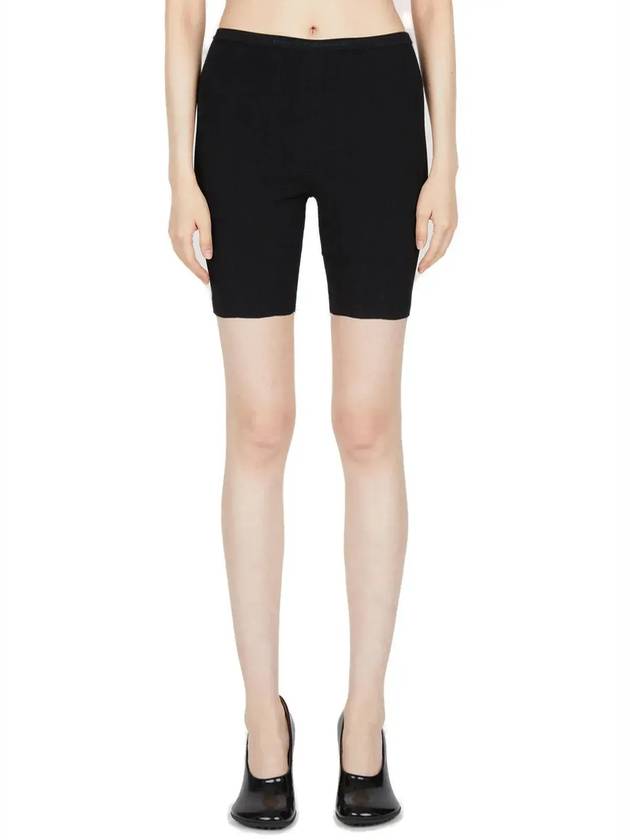 Paco Rabanne 로고 자수 사이클링 쇼츠 23AMPA302ML0236_P001