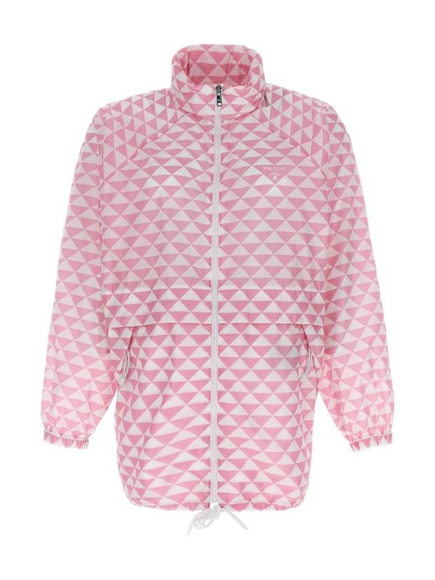 프라다 여자 리나일론 블루종 자켓 핑크