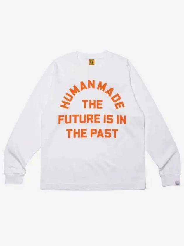 휴먼 메이드 그래픽 롱슬리브 티셔츠 화이트 Human Made Graphic L S T Shirt White