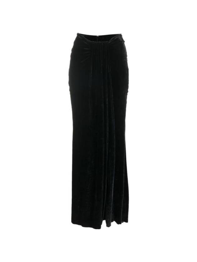 22FW 블루마린 롱 스커트 2G111S N0990 NERO