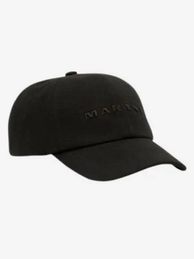 이자벨 마랑 타이론 로고 캡 블랙 블랙 23FW Isabel Marant Tyron Logo Cap Black Black 23FW