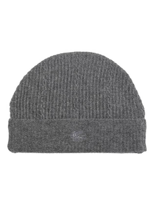 Etro 로고 자수 니트 비니