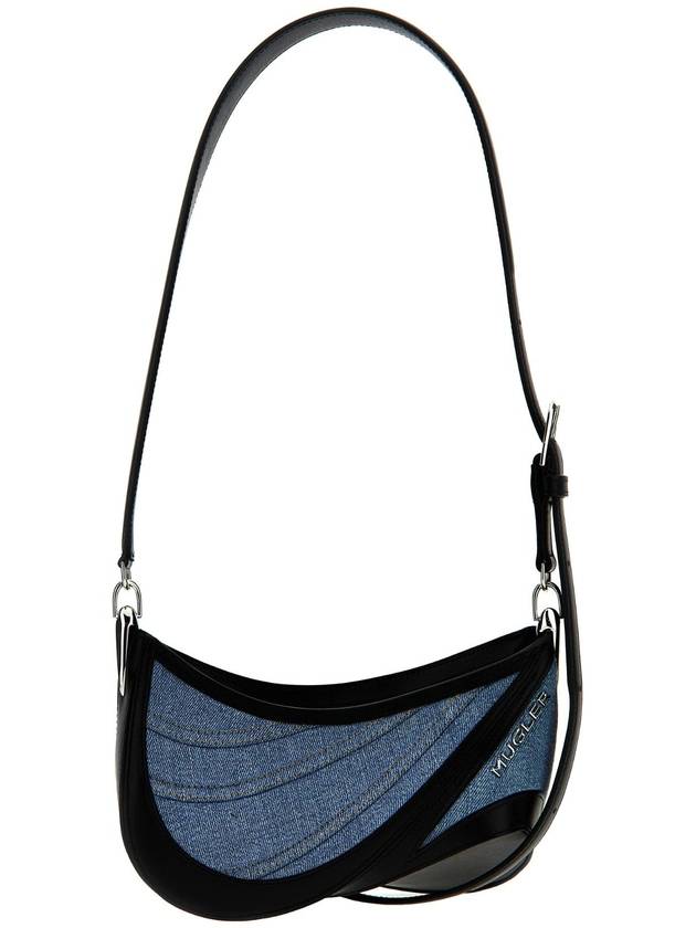 MUGLER 24P10SA00072113074 & 39 스몰 데님 스파이럴 커브 01& 39 숄더백