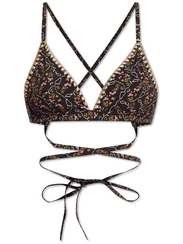 Isabel Marant 솔란지 비키니 브라 SG0003FBB1P02I_FADEDBLACK