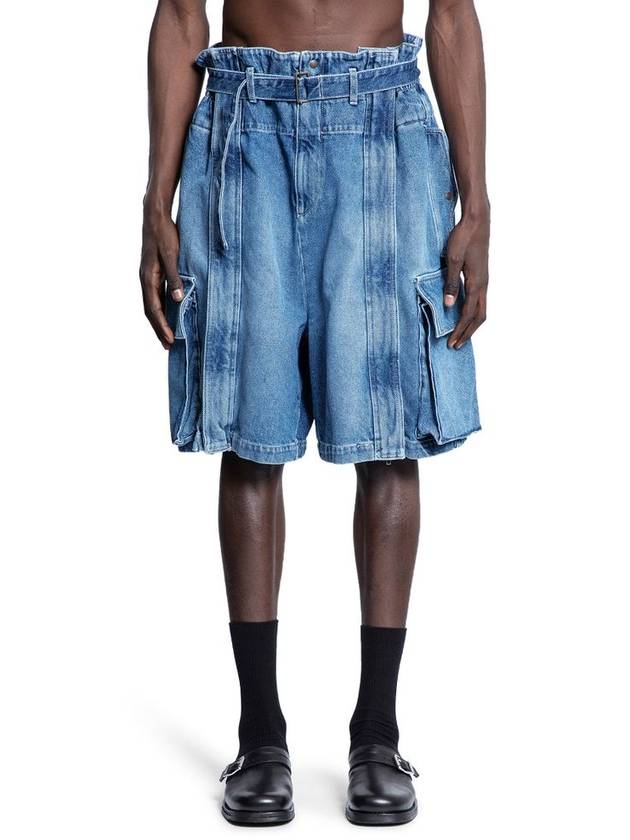 HED MAYNER MAN BLUE SHORTS & SKIRTS