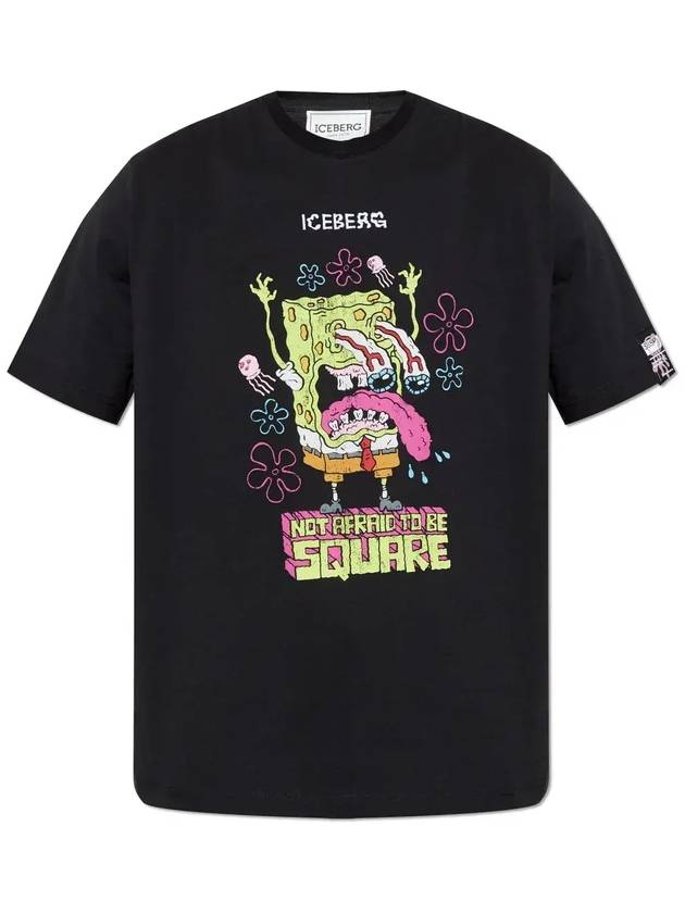 아이스버그 그래픽 프린트 티셔츠 25EI1P0F24A6325_9000