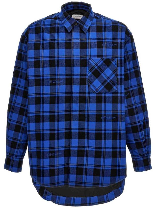 Off-White check flannel overshirt