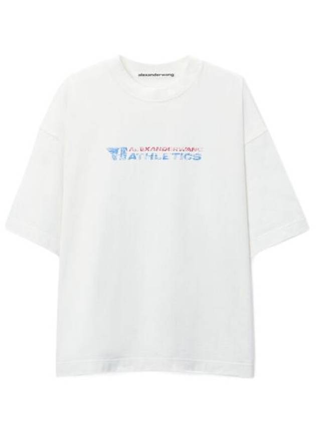 25SS 알렉산더 왕 반팔 티셔츠 UCC2251835 120 VINTAGE WHITE