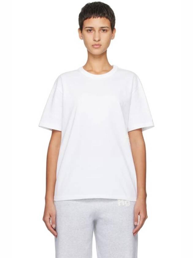 White Puff T Shirt 241214F110007