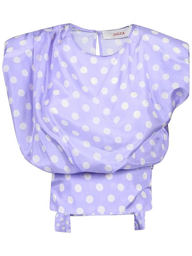 22SS JUCCA SILK POIS TOP J3512024P112